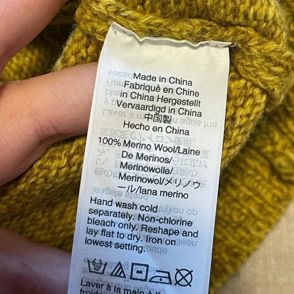 J. Crew | Merino Wool Oversized Knitted Crewneck Sweater, XXS - Picture 4 of 4